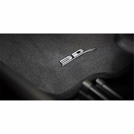 3D MATS USA Elegant Black 1st & 2nd Row Floor Liner for 2017-2019 Porsche Panamera DDDL1PO01704609